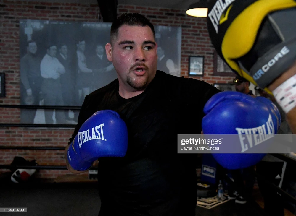 Andy Ruiz đang tích cực tập luyện