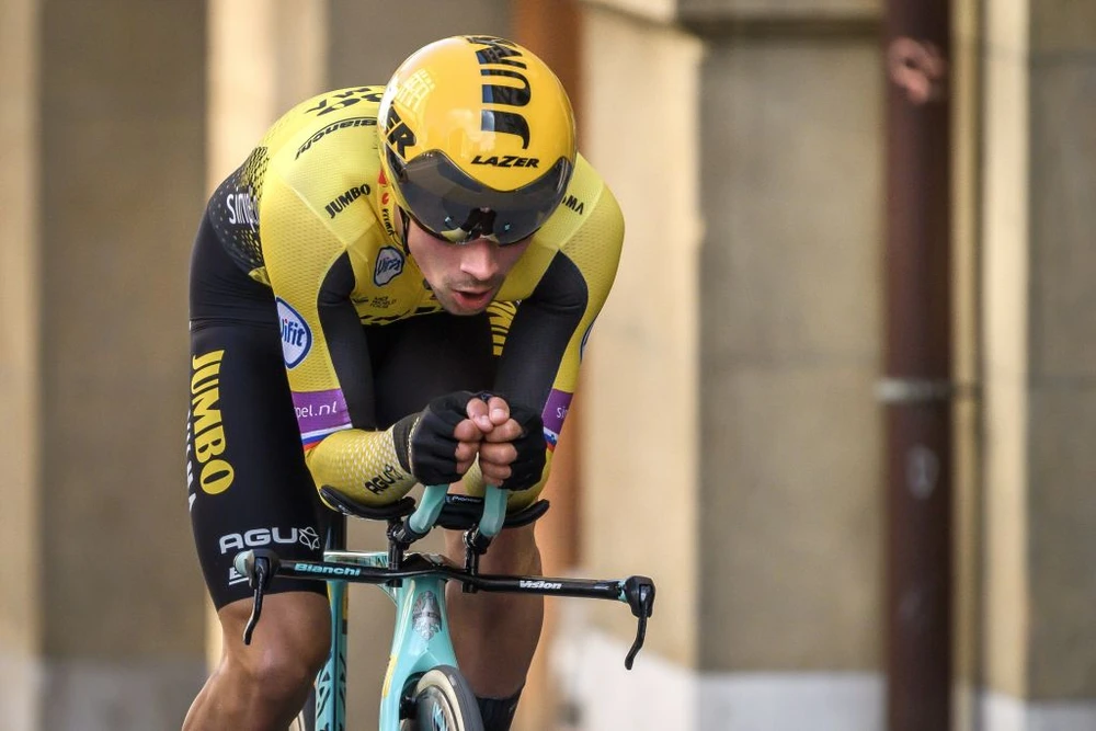 Primoz Roglic và màn trình diễn ở chặng đua cá nhân tính giờ mở màn