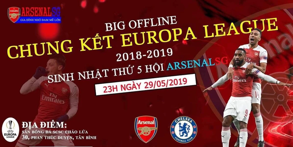 Hình ảnh quảng bá buổi Big Offline của ArsenalSG