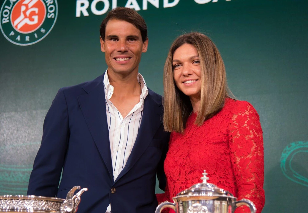 Nadal và Halep, 2 nhà đương kim vô địch của Roland Garros