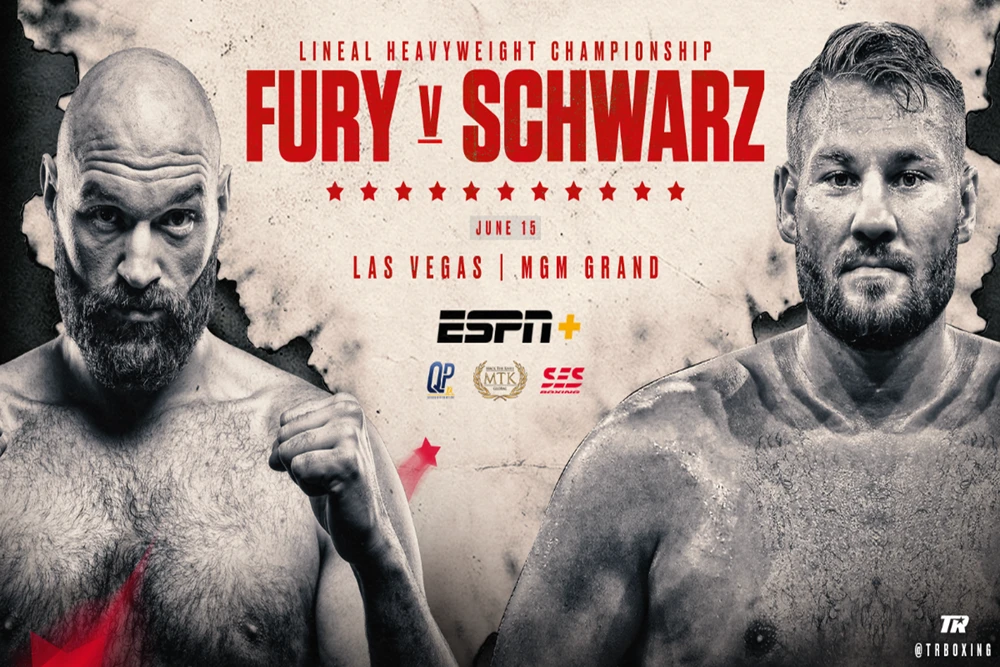 Tyson Fury sẽ đấu với Tom Schwarz vào cuối tuần này