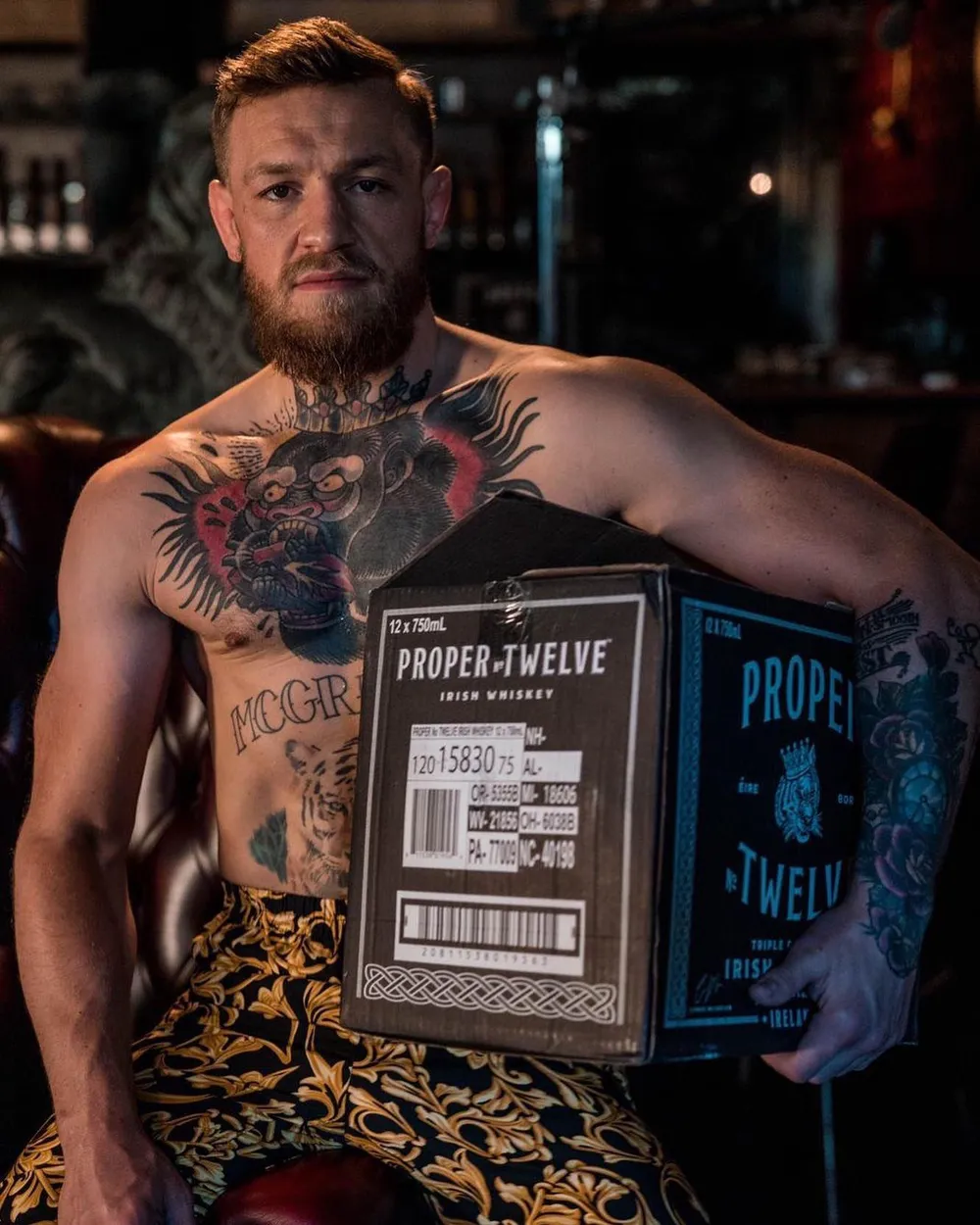 McGregor quảng bá rượu Whiskey của mình