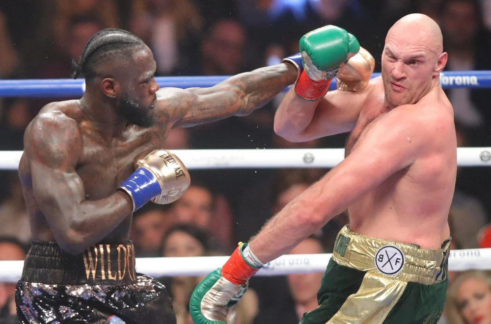 Fury (phải) sẽ tái chiến với Wilder vào tháng 2 năm sau?