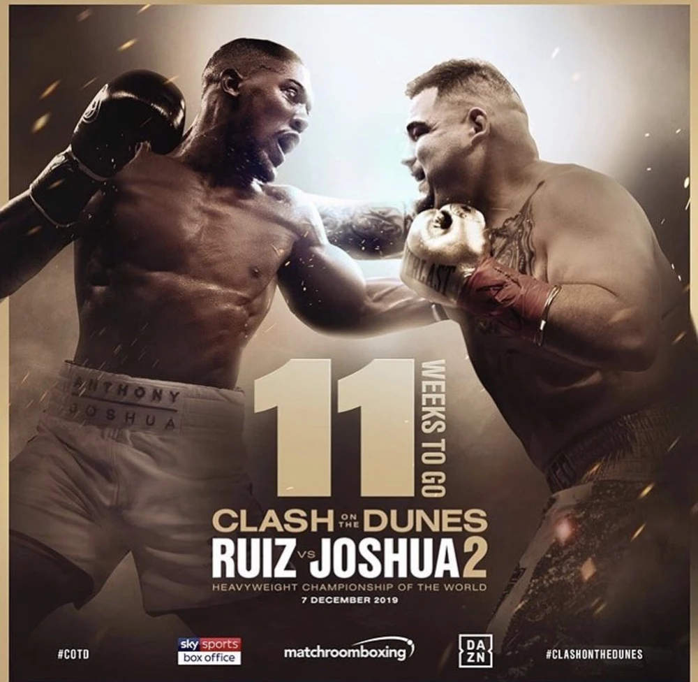 Andy Ruiz sẽ đấu với Anthony Joshua vào ngày 7-12