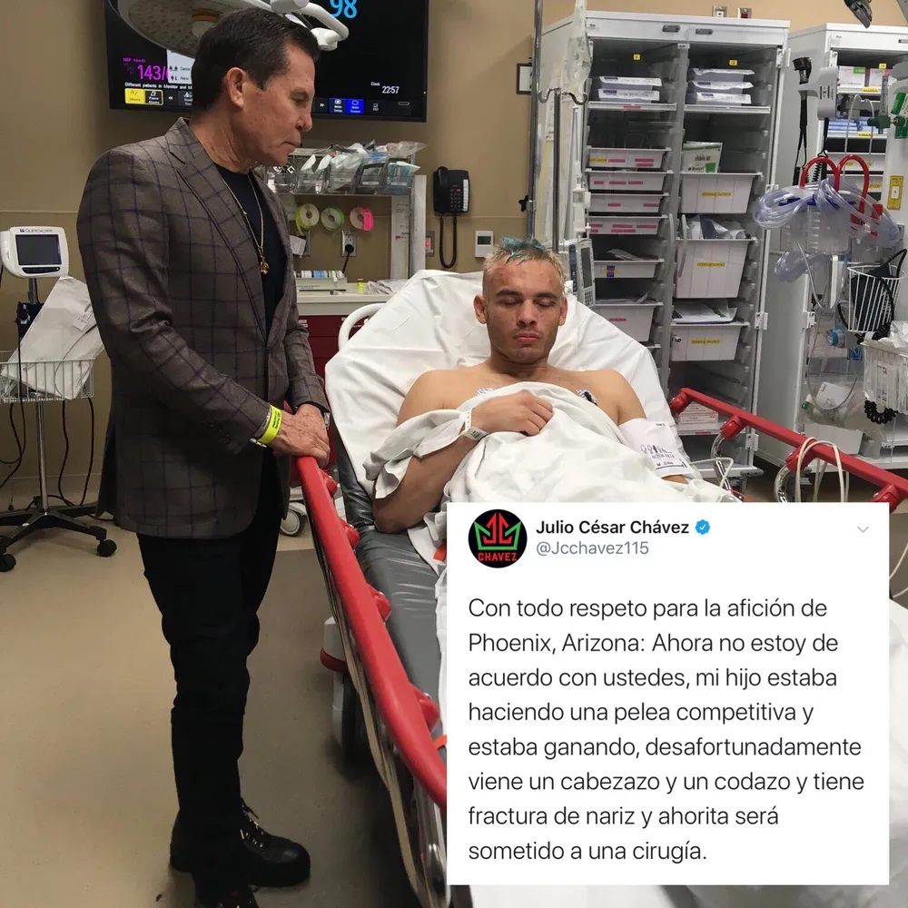 Quyền Anh: Bị Jacobs đấm gãy mũi, Chavez Jr xin dừng cuộc chơi sau hiệp 5 ảnh 1