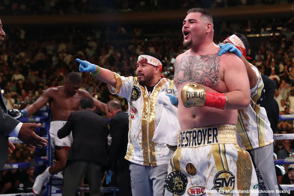 Andy Ruiz sau trận thắng Anthony Joshua hồi tháng 6 năm ngoái