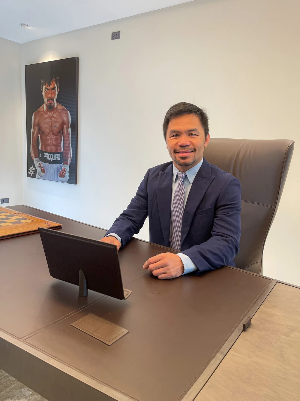 Văn phòng Thượng nghị sĩ của Pacquiao vẫn rất đậm chất quyền Anh