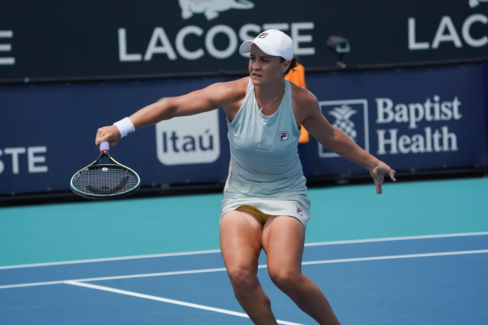 Barty muốn bảo vệ ngôi Nữ hoàng và danh hiệu Miami Open