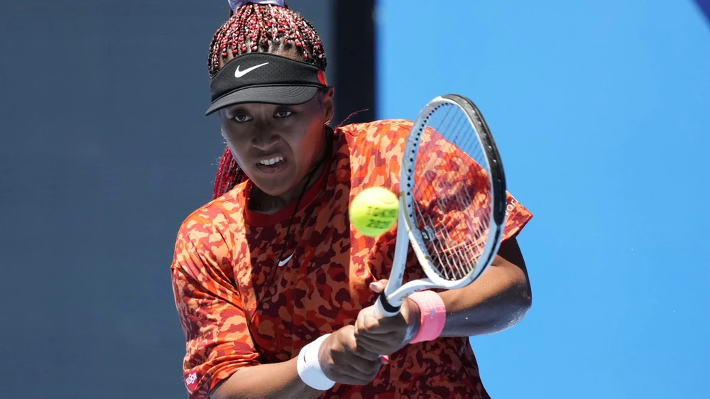 Naomi Osaka đang tập luyện ở Tokyo