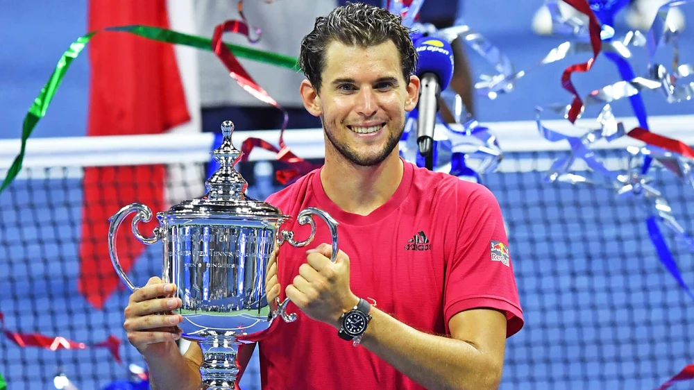 Hình ảnh Thiem vô địch US Open sớm trở thành quá khứ