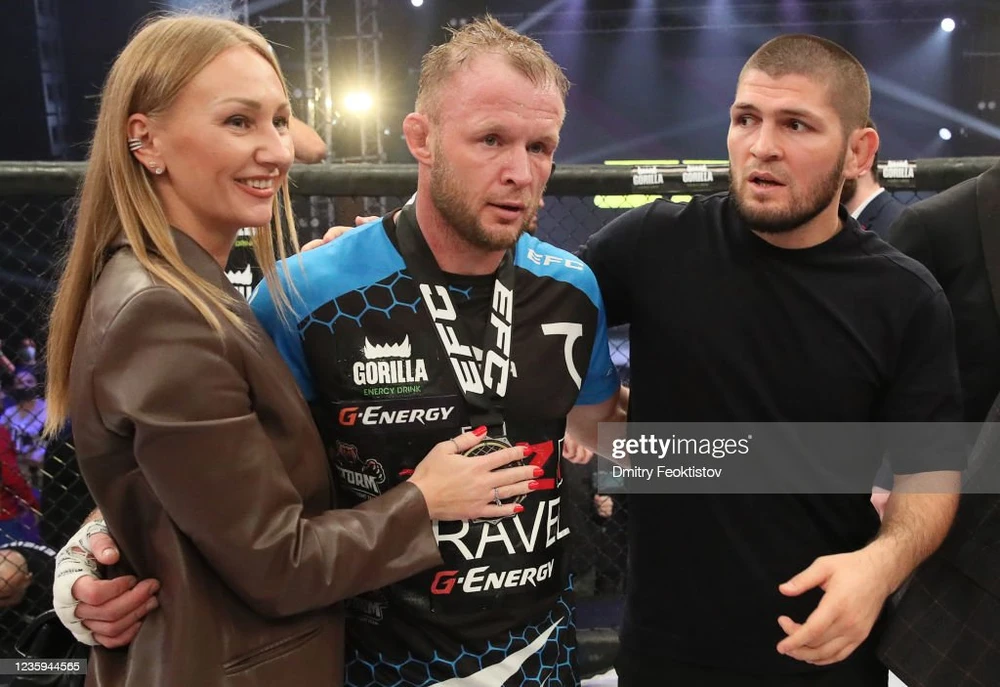 Shlemenko và Khabib ở sự kiện EFC 42