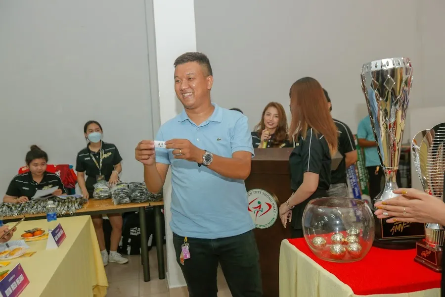 AMY CUP: Họp báo “hoành tráng hơn V-League” ảnh 1