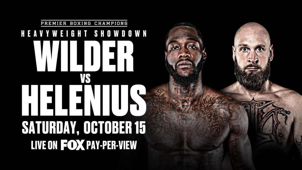 Hình ảnh quảng bá trận Wilder vs Helenius