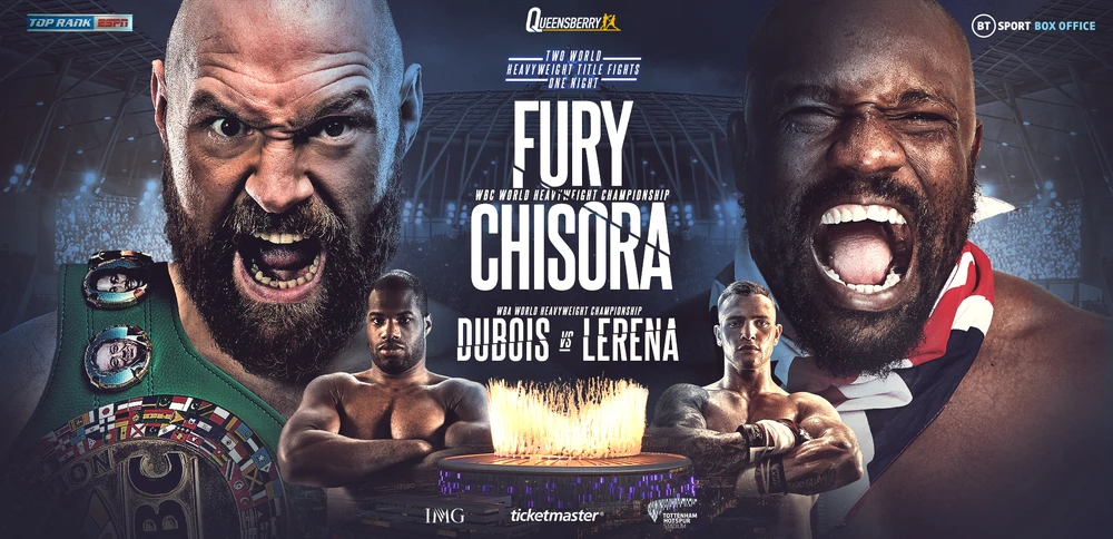 Hình ảnh quảng bá trận Fury vs Chisora