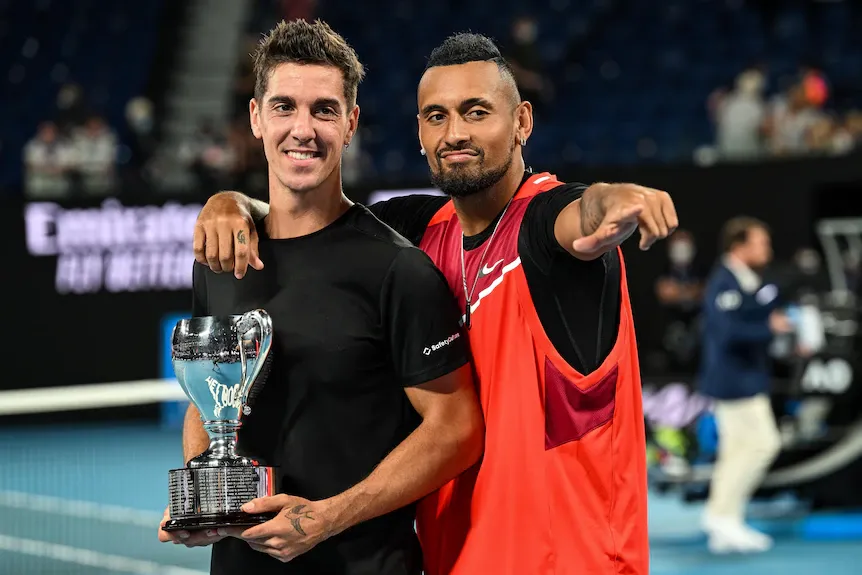 Kyrgios và Kokkinakis chia sẽ ngôi vô địch đôi nam Australian Open 2022