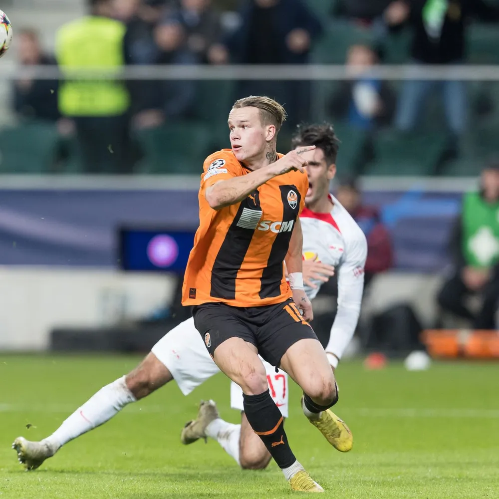 Mudryk trong màu áo của Shakhtar