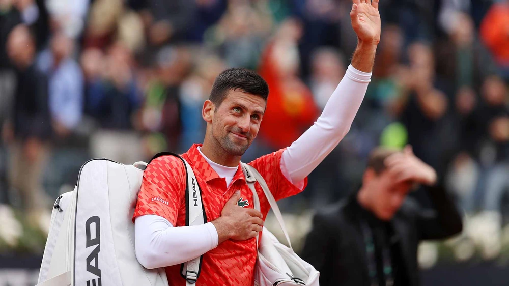 Djokovic chào tạm biệt Rome Masters