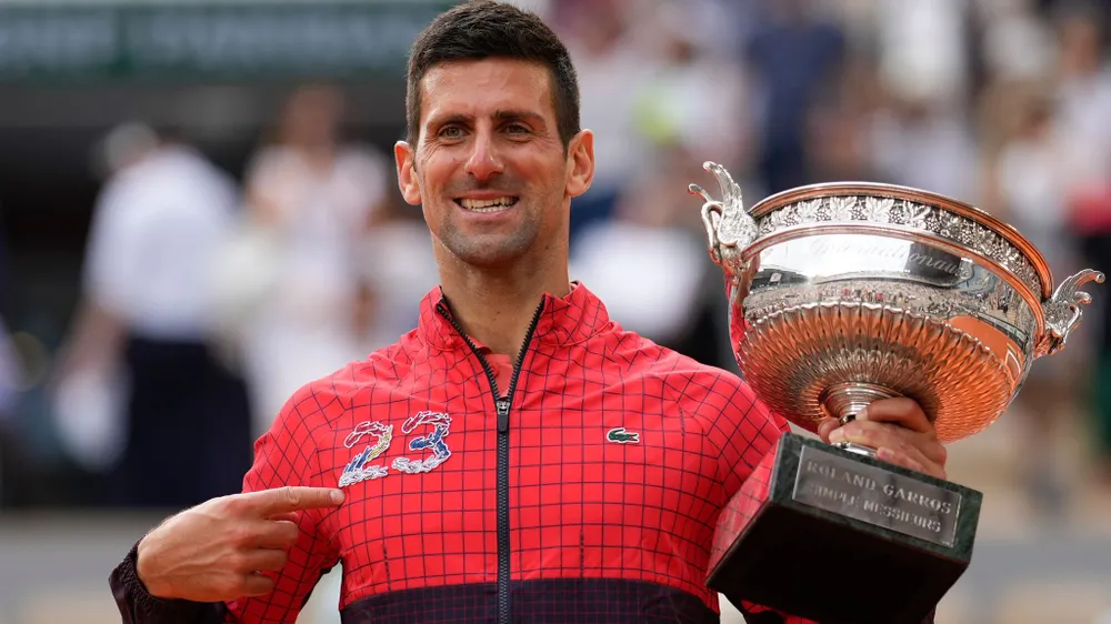 Djokovic đã có 23 danh hiệu Grand Slam