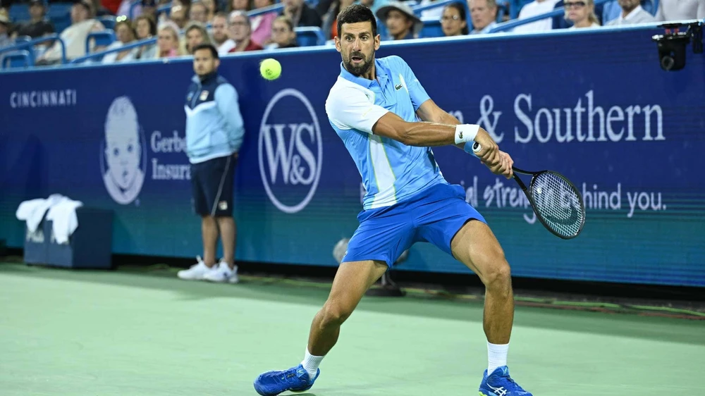 Djokovic có trận thắng thứ 2 ở Cincinnati