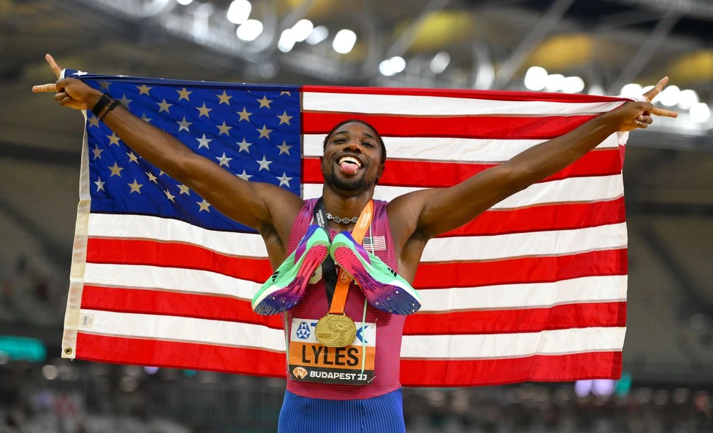 Noah Lyles lại thắng HCV