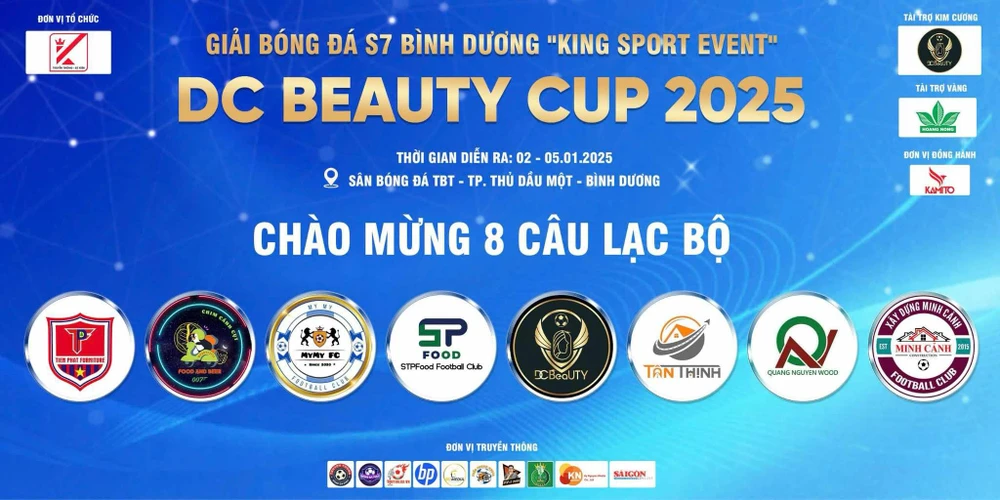 8 đội bóng sẽ tham dự DC Beauty Cup 2025