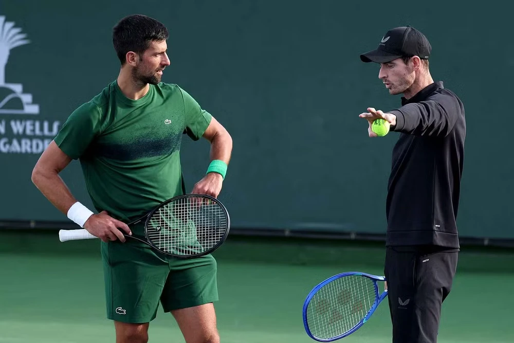 Djokovic đang làm việc dưới sự hướng dẫn của Murray