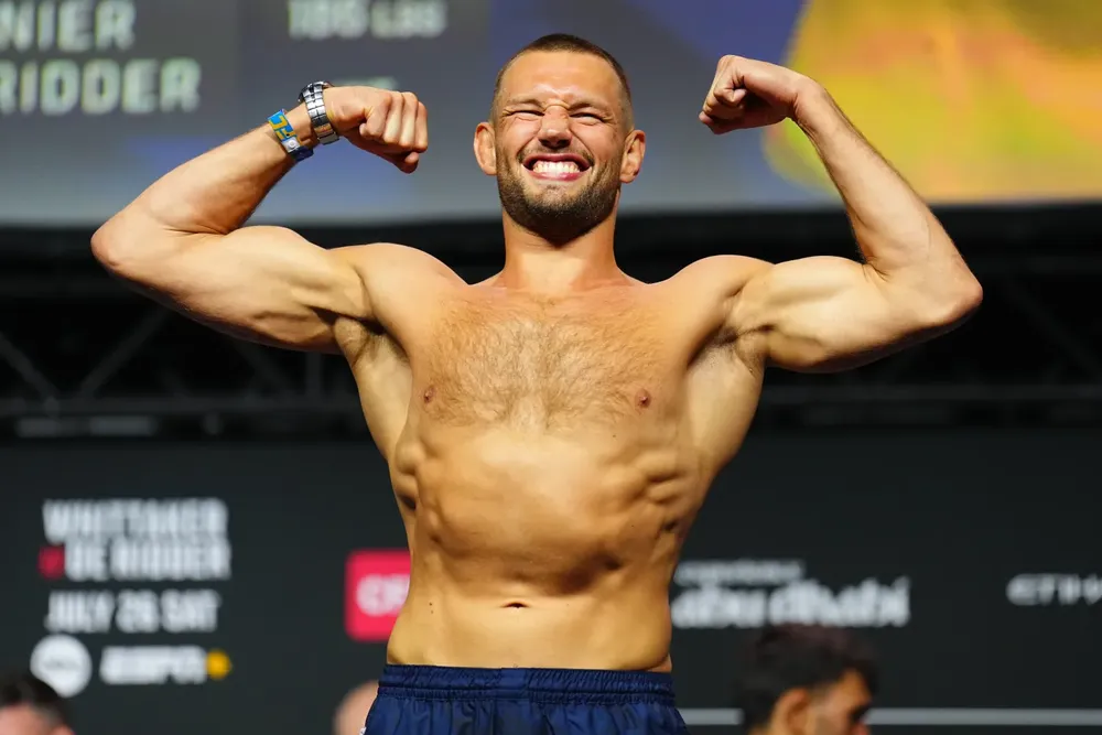 De Ridder đang rất nặng ký theo đúng nghĩa đen