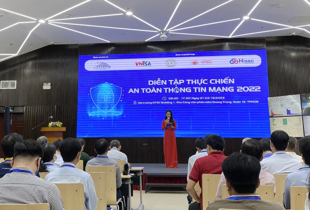 Hoạt động diễn tập diễn ra trong hai ngày tại Công viên phần mềm Quang Trung Hoạt động diễn tập diễn ra trong hai ngày tại Công viên phần mềm Quang Trung