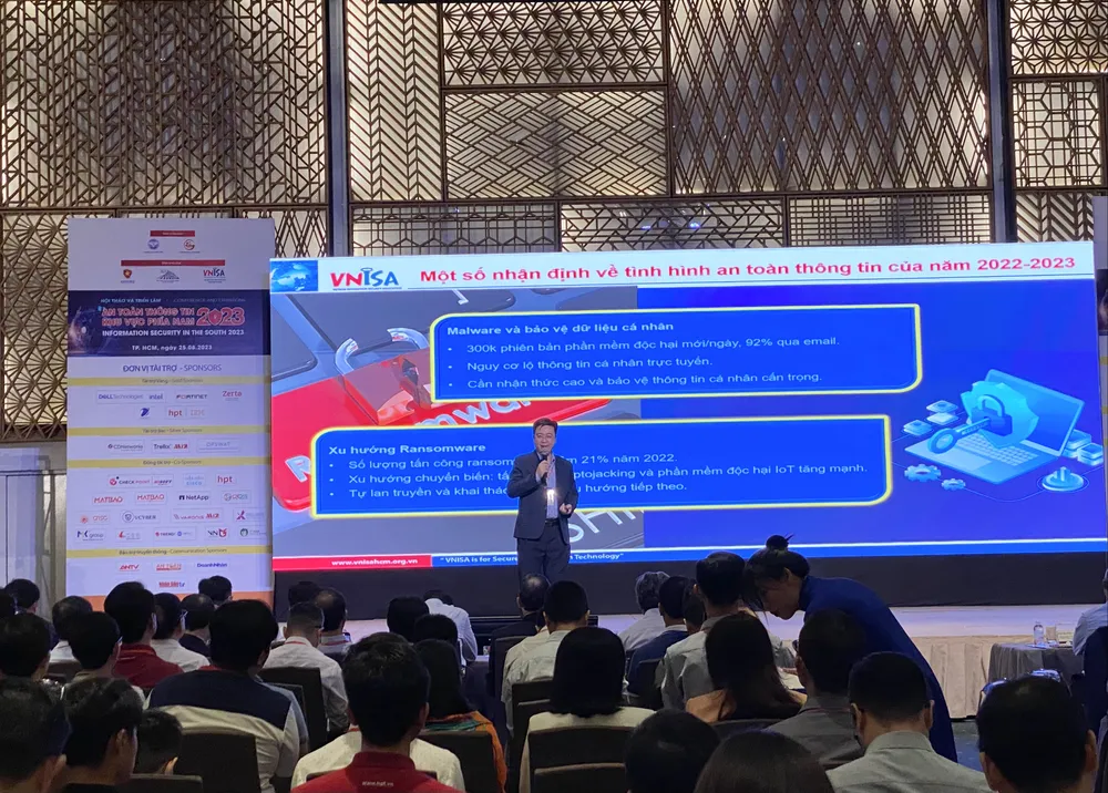 Đại diện VNISA phía Nam chia sẻ về tình hình an toàn thông tin của năm 2022-2023 Đại diện VNISA phía Nam chia sẻ về tình hình an toàn thông tin của năm 2022-2023