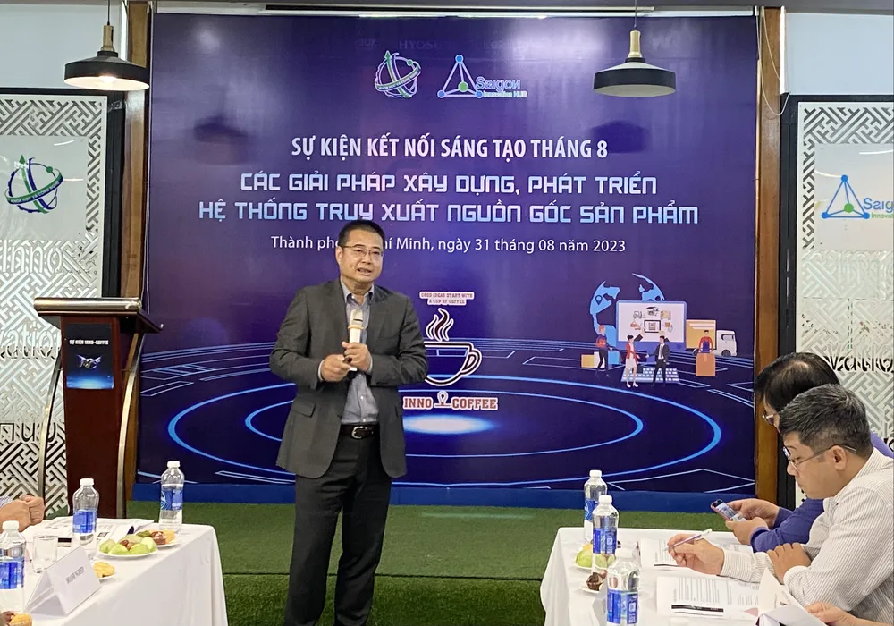 Ông Đào Hà Trung, Chủ tịch Hội Công nghệ cao TPHCM chia sẻ về nhiệm vụ xây dựng hệ thống truy xuất nguồn gốc