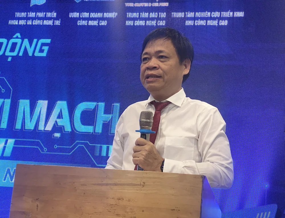 Ông Lê Quốc Cường phát biểu tại lễ phát động cuộc thi Ông Lê Quốc Cường phát biểu tại lễ phát động cuộc thi