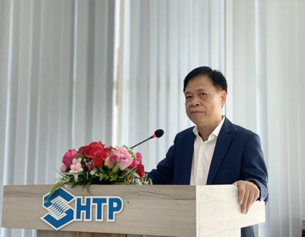 PGS TS Lê Quốc Cường, Phó trưởng Ban quản lý Khu Công nghệ cao TPHCM (SHTP) phát biểu khai mạc tempImageRHEMZv.jpg