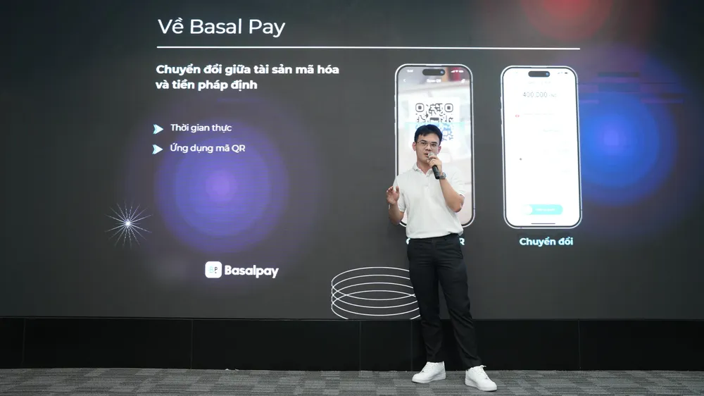 Ông Lê Anh Quốc, Giám đốc điều hành Công ty CP AlphaTrue Solutions, giới thiệu dự án Basal Pay Mr. Quốc Pasal Pay (3).png