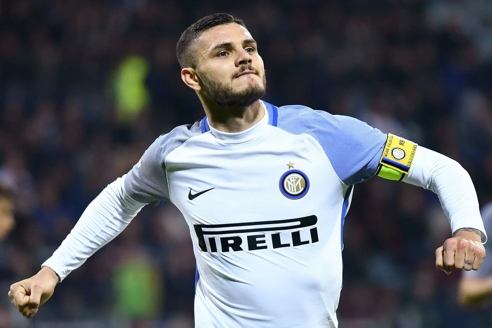 Mauro Icardi đang ghi bàn không ngớt ở Inter. Ảnh: Getty Images.