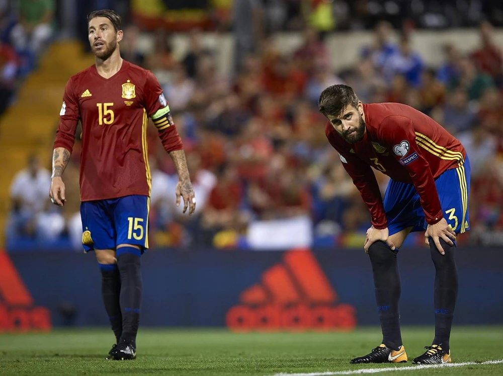 Đội tuyển Tây Ban Nha có thể bị loại khỏi World Cup 2018. Ảnh: Getty Images.