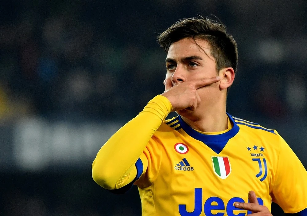 Paulo Dybala (Juventus) ăn mừng bàn thắng sau thời gian dài khô hạn. Ảnh: Getty Images.