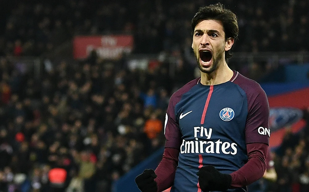 Javier Pastore trong màu áo PSG. Ảnh: Getty Images.