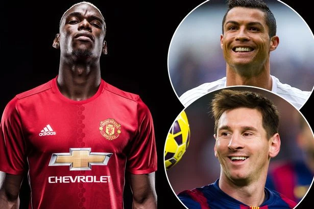 Paul Pogba sẽ chọn đội của Ronaldo hay Messi.