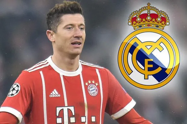Robert Lewandowski mơ khoác áo Real Madrid.