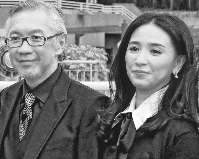 胡家驊生前與前港姐吳婉芳。