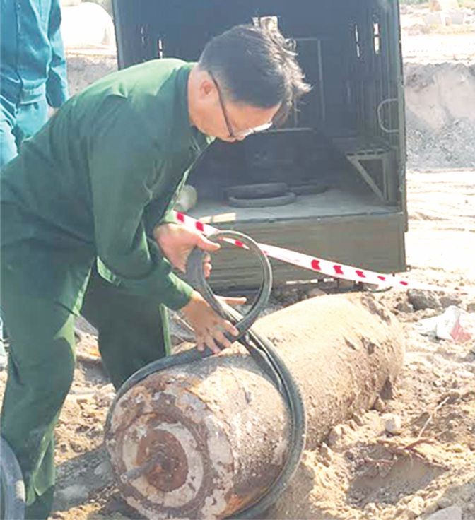 工地發現 400 公斤重炸彈