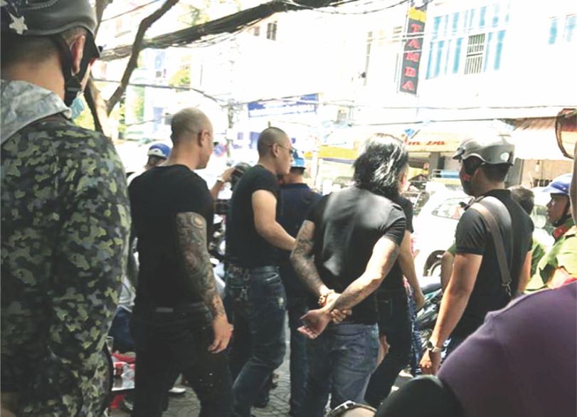 疑因討債引發街區秩序混亂