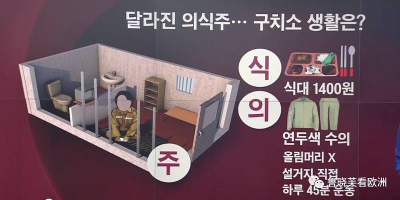 朴槿惠在看守所的衣食住情況。