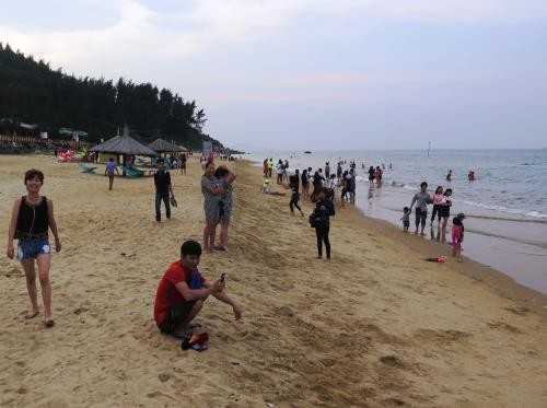 河靜省錦川縣天琴海灘。（圖源：潘君）