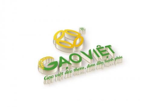 競賽中的一款越南大米標誌。（圖源：VN Solution）