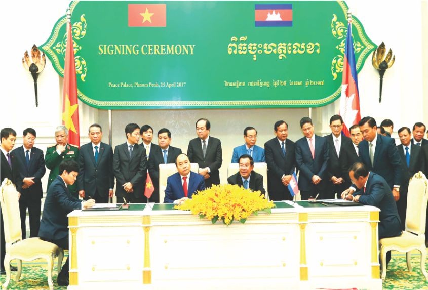 越柬簽署４項合作文件 ảnh 1