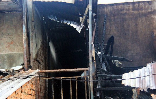 第八郡1民房起火經消防隊及時趕往將火勢熄滅後之現場。（圖源：互聯網）