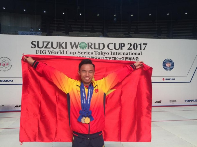 阮世爭奪金。（圖源：互聯網）