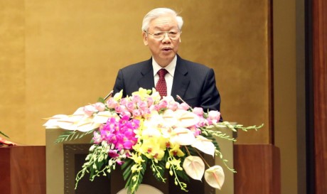 黨中央總書記、中央肅貪指委會主任阮富仲。