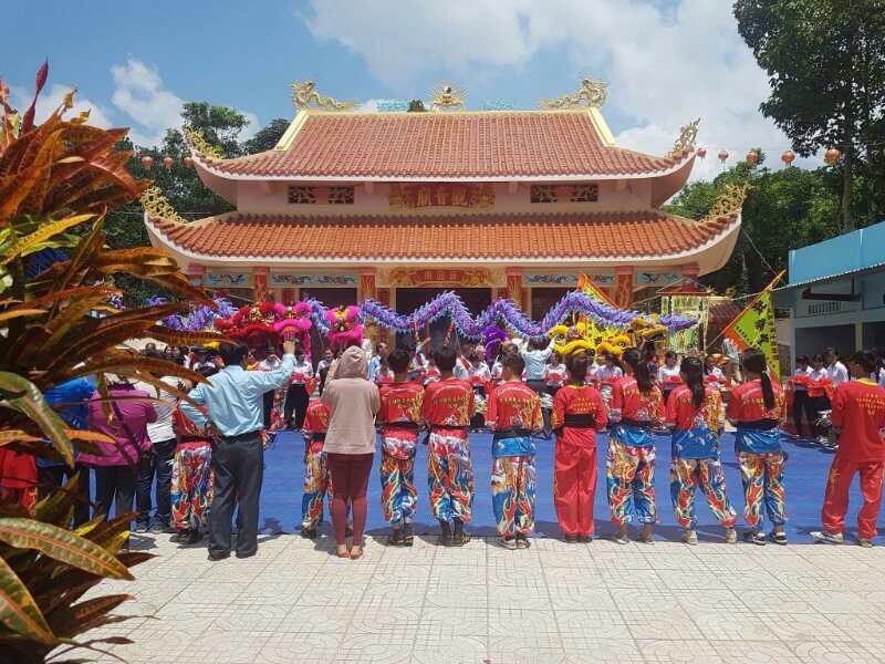 潼彩村觀音廟剪綵觀禮